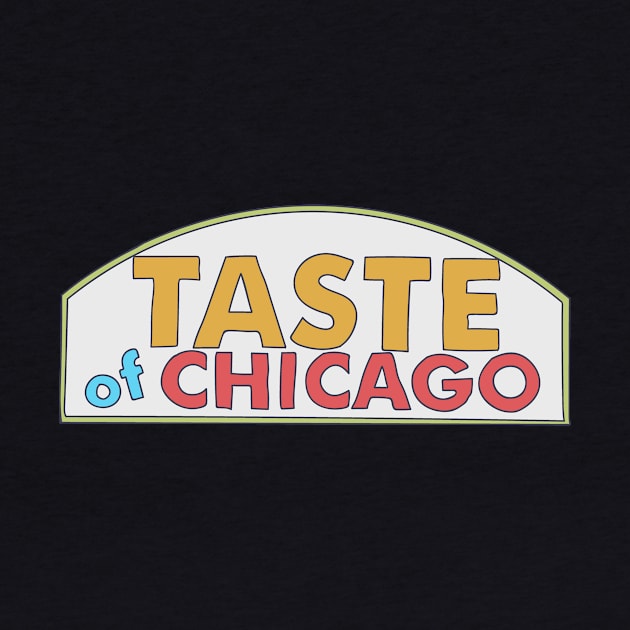 Taste of Chicago - Music Festival Logo - Summer Event by DeWinnes